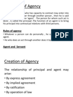 Contract of Agency