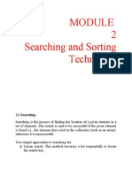Chapter 2 Searching and Sorting Techniques
