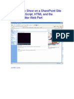 13618938 Add a Slide Show on a Share Point Site Using Javascript HTML and Content Editor Web Part