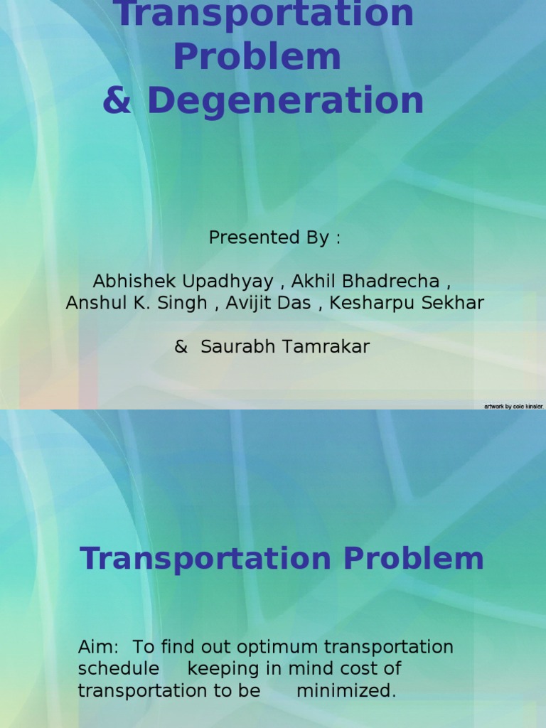 Optimize Transportation Costs | PDF | Mathematical Optimization ...