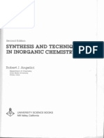 Synthesis and Technique in Inorganic Chemistry: Robert J. Angelici