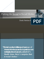Socially Media - Putting The Social in Social Media