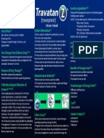 Travatan Z Informational Poster