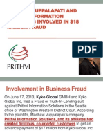 Madhavi Vuppalapati and Prithvi Information Solutions Involved in Million Fraud
