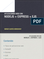 NodeJS Express EJS Aplicaciones Web