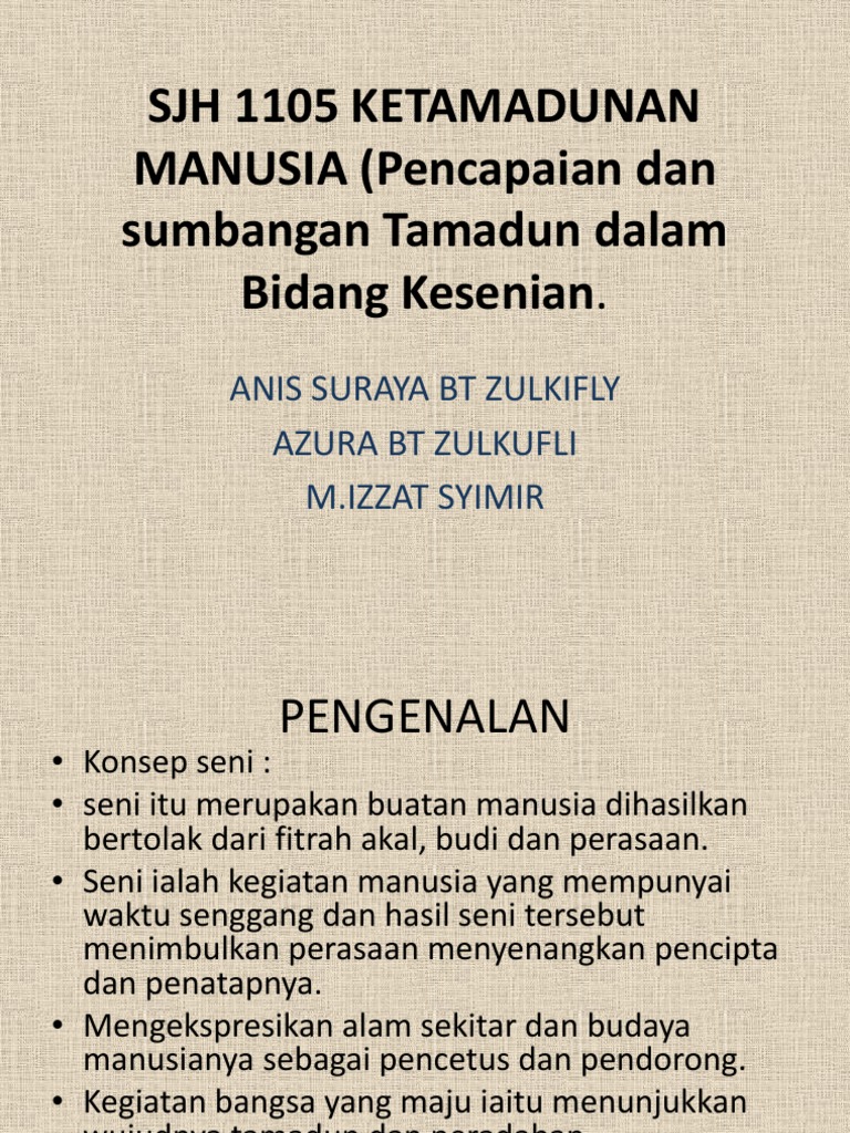 Pencapaian Dan Sumbangan Tamadun Melayu