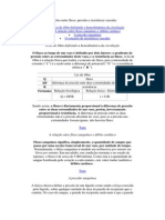 Relaçõse Entre Fluxo Pressão e Resistencia Vascular