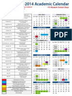 2013-14 Academic Calendar