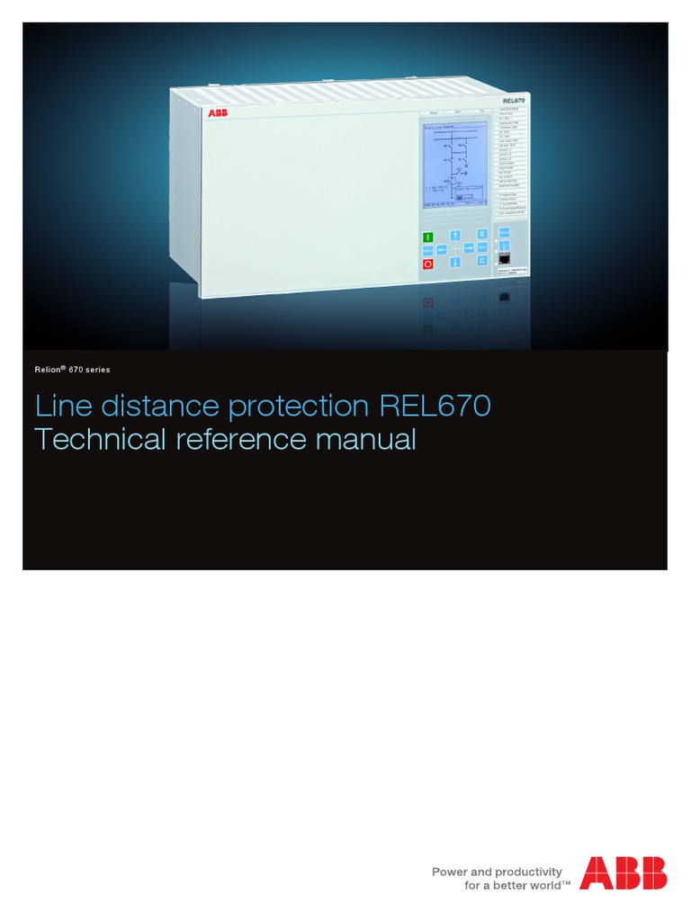 1MRK506312-UEN C en Technical Reference Manual REL670 1.2 | Parameter