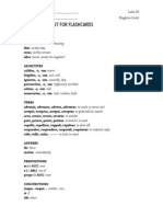 chapter 5 vocabulary list for flashcards 2014