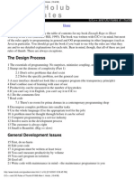 C/C++ and OO Rules of Thumb ©1998 Allen I. Holub.