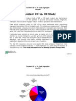 Daratech 2d vs 3d Study Summary