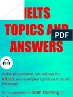 IELTS Essay Topics With Answers (Writing Task 2)
