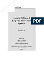 Nordic SMEs and Regional Innovation Systems