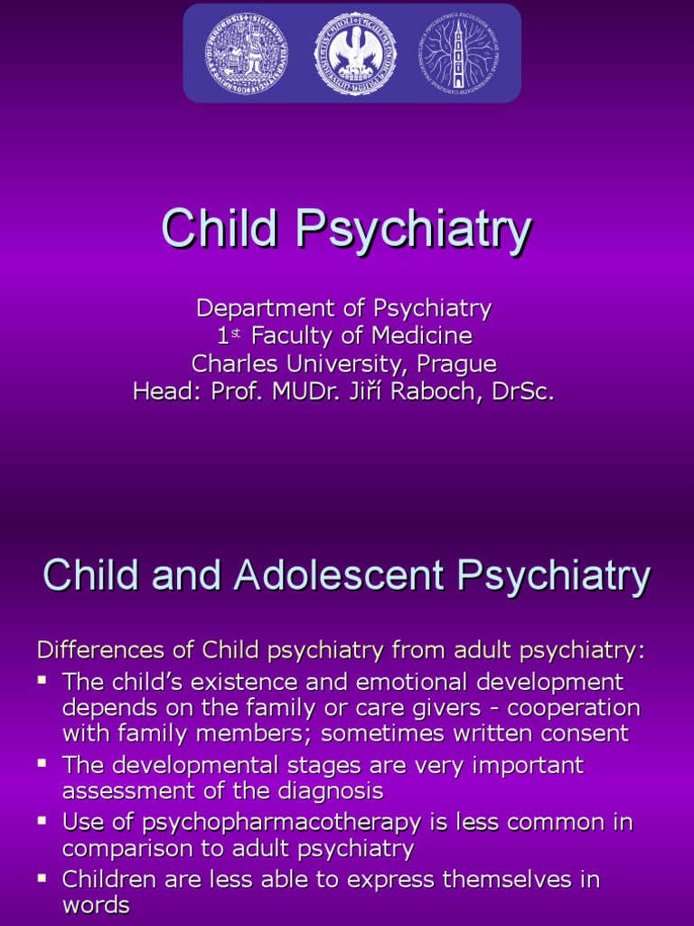 Child Psychiatry PDF Autism Attention Deficit Hyperactivity Disorder