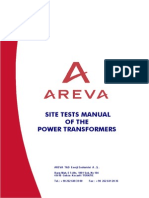 AREVA Site Tests Manual