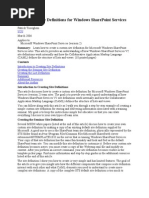 Download Creating Site Definitions for Windows Share Point Services by vucuongkg SN21576191 doc pdf