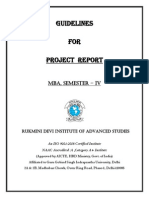 Guidlines For Project Report-03