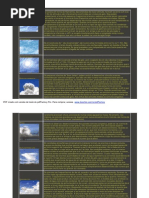 Tipos de Nuvens