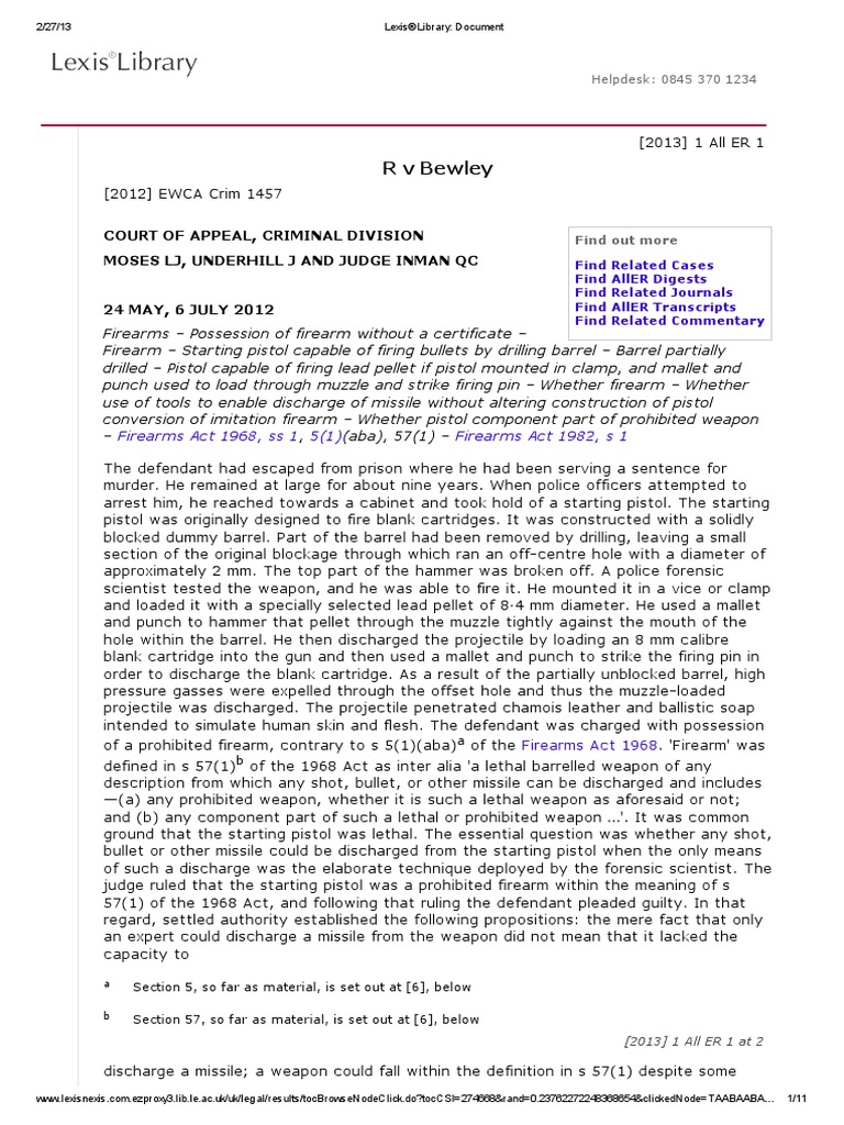 R V Bewley PDF Firearms Bullet