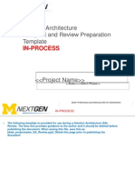 Solution Architecture Review Blueprint Preparation Template