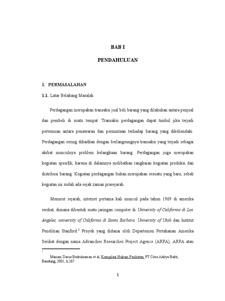 Perlindungan Konsumen Dalam Transaksi E Commerce