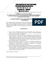 Acuerdo 18. Reglamento Salidas Pedagogicas 2012 PDF