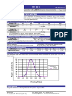 Technical Specifications: Digital Luxmeter With LED Illuminance Measurements