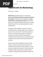 Significado de Marketing — www.significados.com