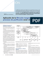 Articulo Aplicacion de La Filtracion Tangencial en Procesos de Purificacion (Over View) Www.farmaindustrial.com