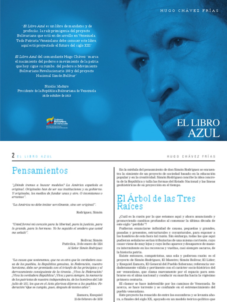 Libro Azul Hugo Chavez Estado (Forma de gobierno) Elecciones