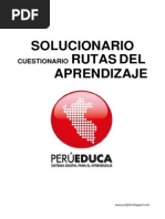 Solucionario Cuestionario Rutas Del Aprendizaje
