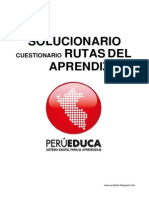 Solucionario Cuestionario Rutas Del Aprendizaje