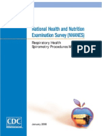 Respiratory Health Spirometry Procedures Manual: January 2008