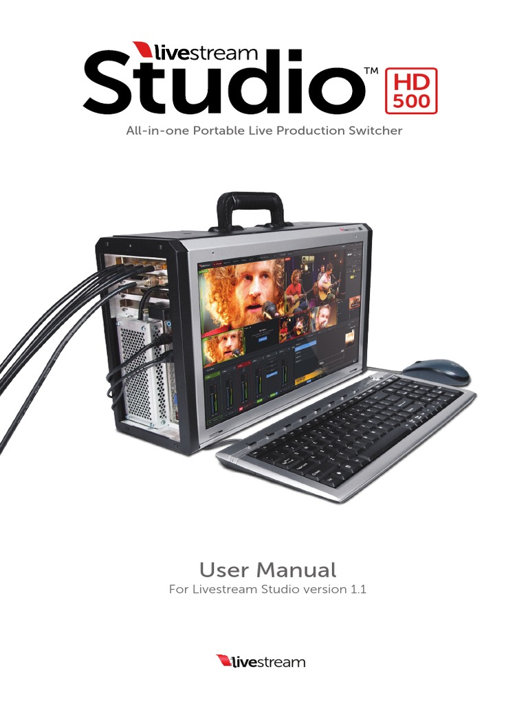 Livestream Studio Hd500 Guide 1 1 Codec Streaming Media