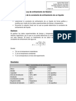 Ley de Enfiarmiento de Newton