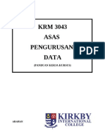 Asas Pengurusan Data