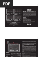 M-108 Ten Band Graphic EQ: Settings