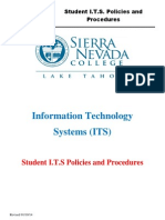 Student IT Policies and Procedures