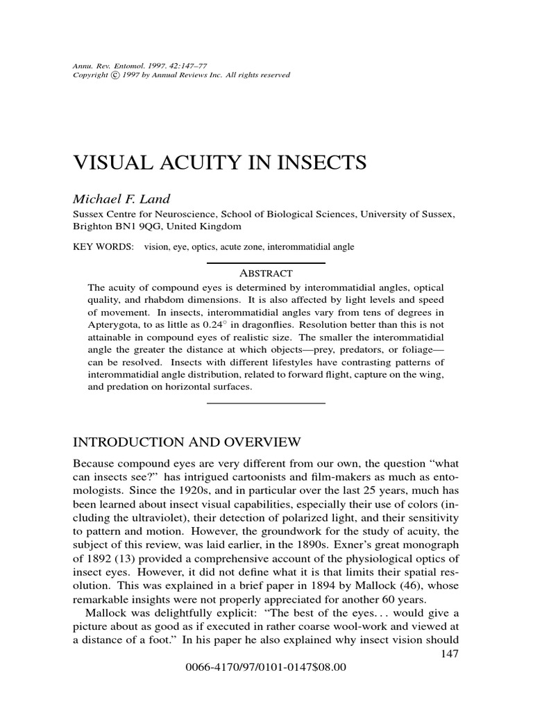 Visual Acuity | PDF | Teaching Methods & Materials | Science & Mathematics