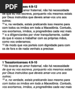 1 Tessalonicenses 4. 9-12