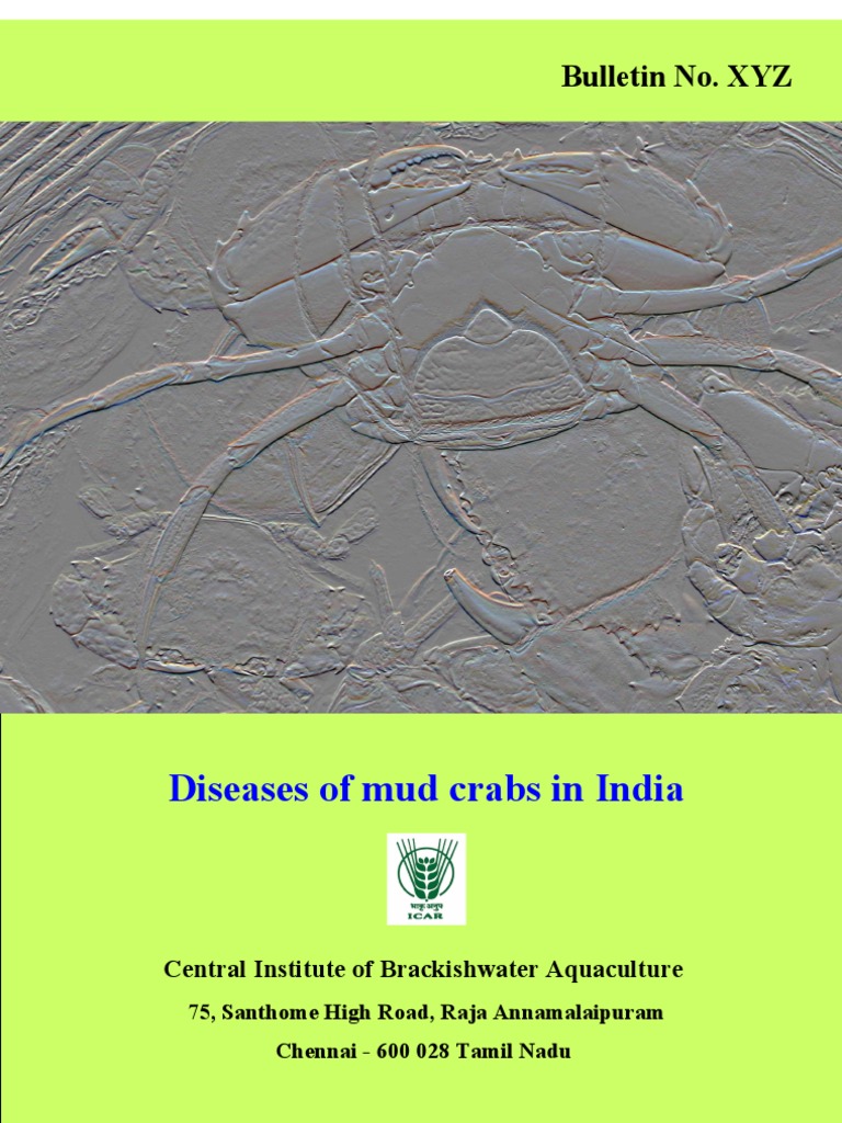 Diseases of mud crab in India Infection Public Health