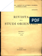 Rivista Degli Studi Orientali Vol I -IV Fasc III - Raffaelle Torella