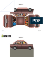 Muppets Car 3d Papercraft 1011