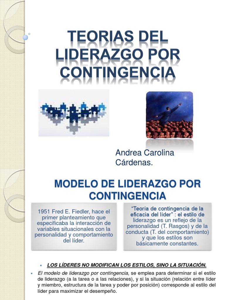 Teoria Del Liderazgo Por Contingencia Liderazgo Liderazgo y tutoría
