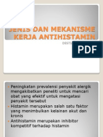 Jenis Dan Mekanisme Kerja Antihistamin