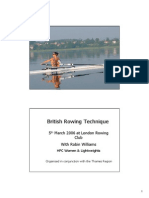 Applying British Rowing Technique Slides