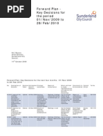 Download Sunderland City Council Forward Plan 2009-10 by Josh Halliday SN21585772 doc pdf