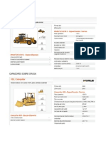 Especificacines Tecnicas de Maquinaria Pesada