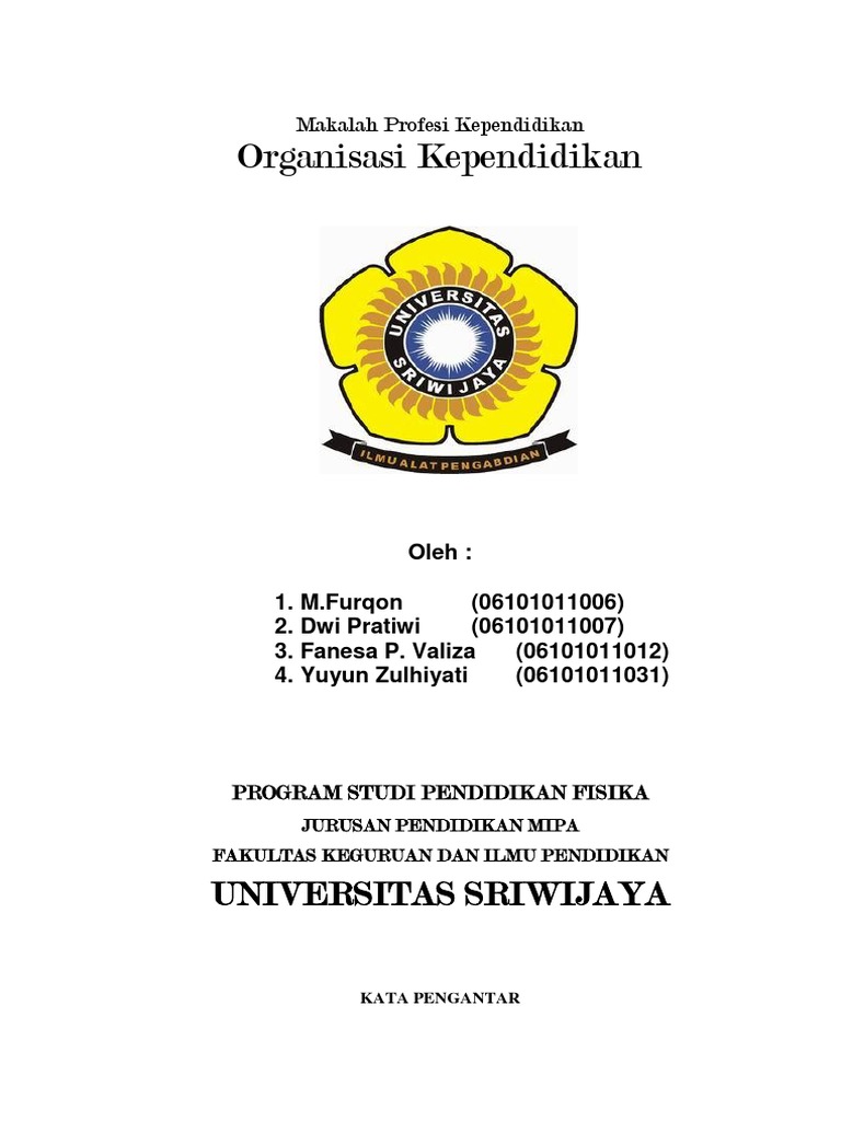 Makalah Kelompok 3 Organisasi Profesi Kependidikan